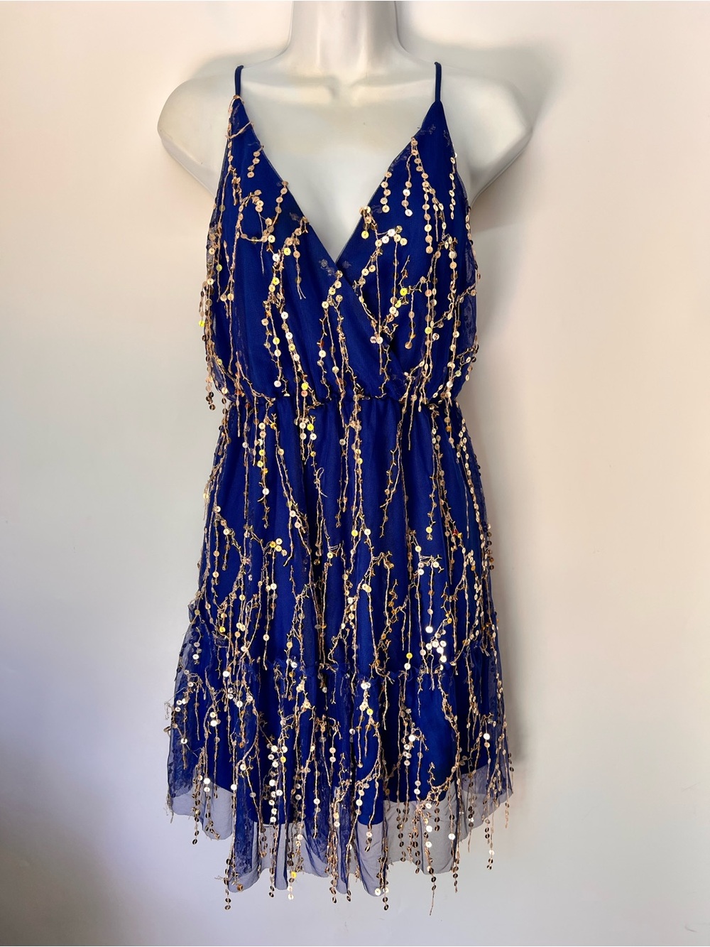 Southern Fried Chics sequined cocktail dress